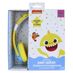 CUFFIE PER BAMBINI CON CAVO BABY SHARK, PICCOLE, CON VOLUME LIMITATO - The Shop Gamer
