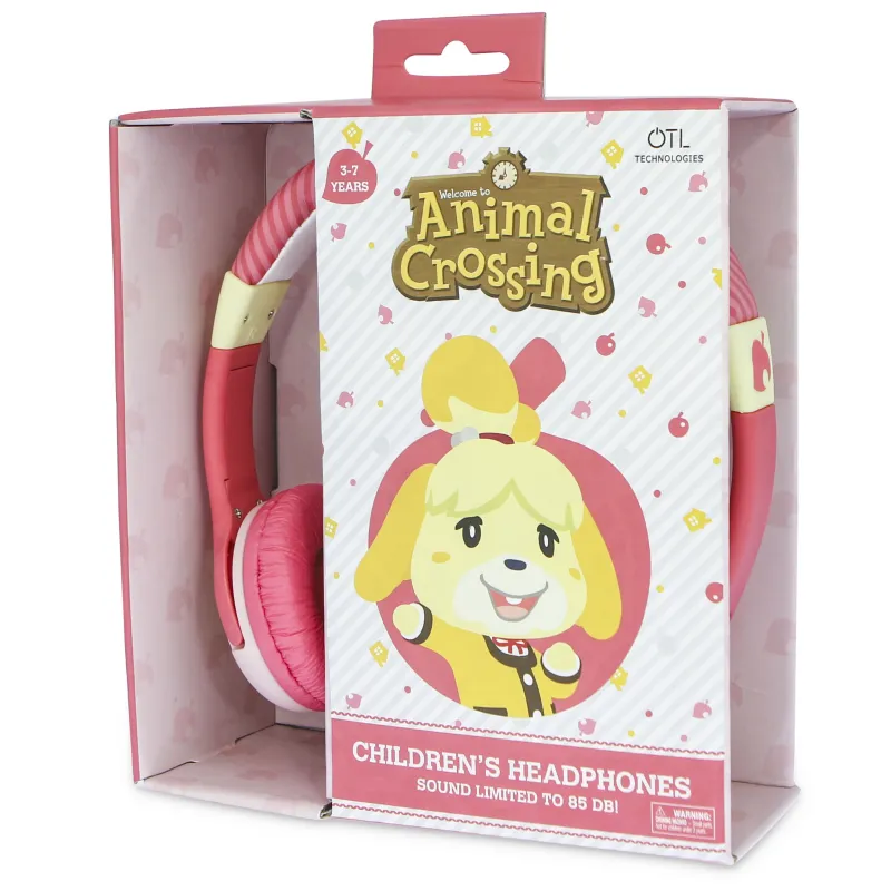 KINDER-KOPFHÖRER MIT KABEL ANIMAL CROSSING ISABELLE MIT LAUTSTÄRKEBEGRENZUNG - The Shop Gamer