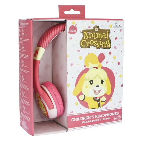 FONES DE OUVIDO INFANTIS COM FIO ANIMAL CROSSING ISABELLE COM VOLUME LIMITADO - The Shop Gamer
