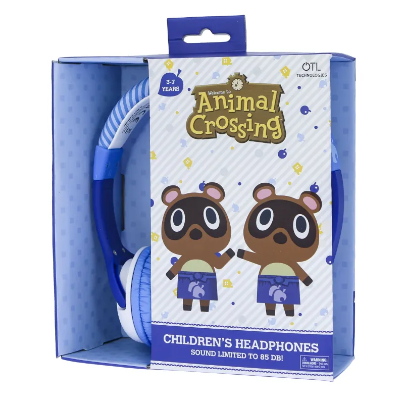 FONES INFANTIS COM FIO ANIMAL CROSSING TOMMY&TIMMY, VOLUME LIMITADO - The Shop Gamer