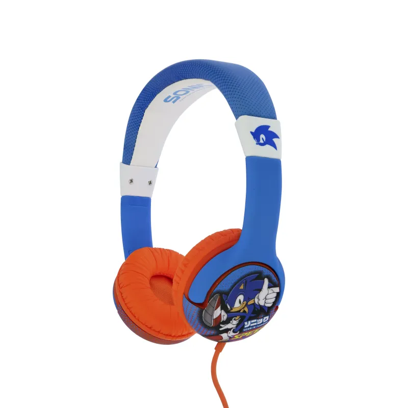 CUFFIE CABLATE PER BAMBINI SONIC CON VOLUME LIMITATO E DIMENSIONI COMPATTE - The Shop Gamer
