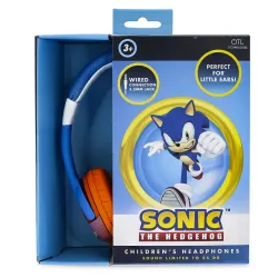 CUFFIE CABLATE PER BAMBINI SONIC CON VOLUME LIMITATO E DIMENSIONI COMPATTE - The Shop Gamer