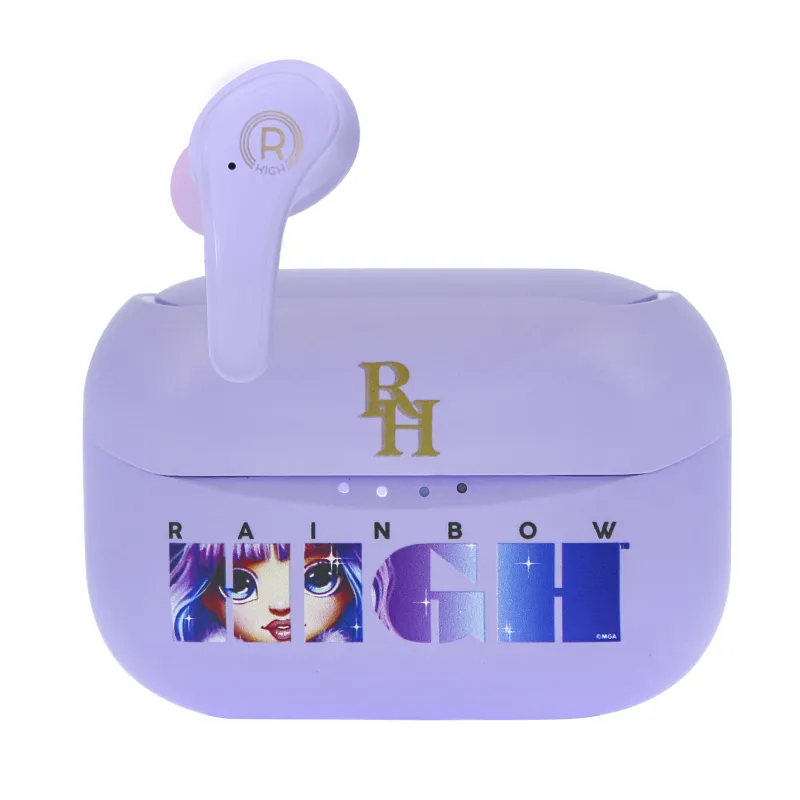 FONES RAINBOW HIGH™ SEM FIO BLUETOOTH V5.0 COM ESTOJO DE CARGA - The Shop Gamer