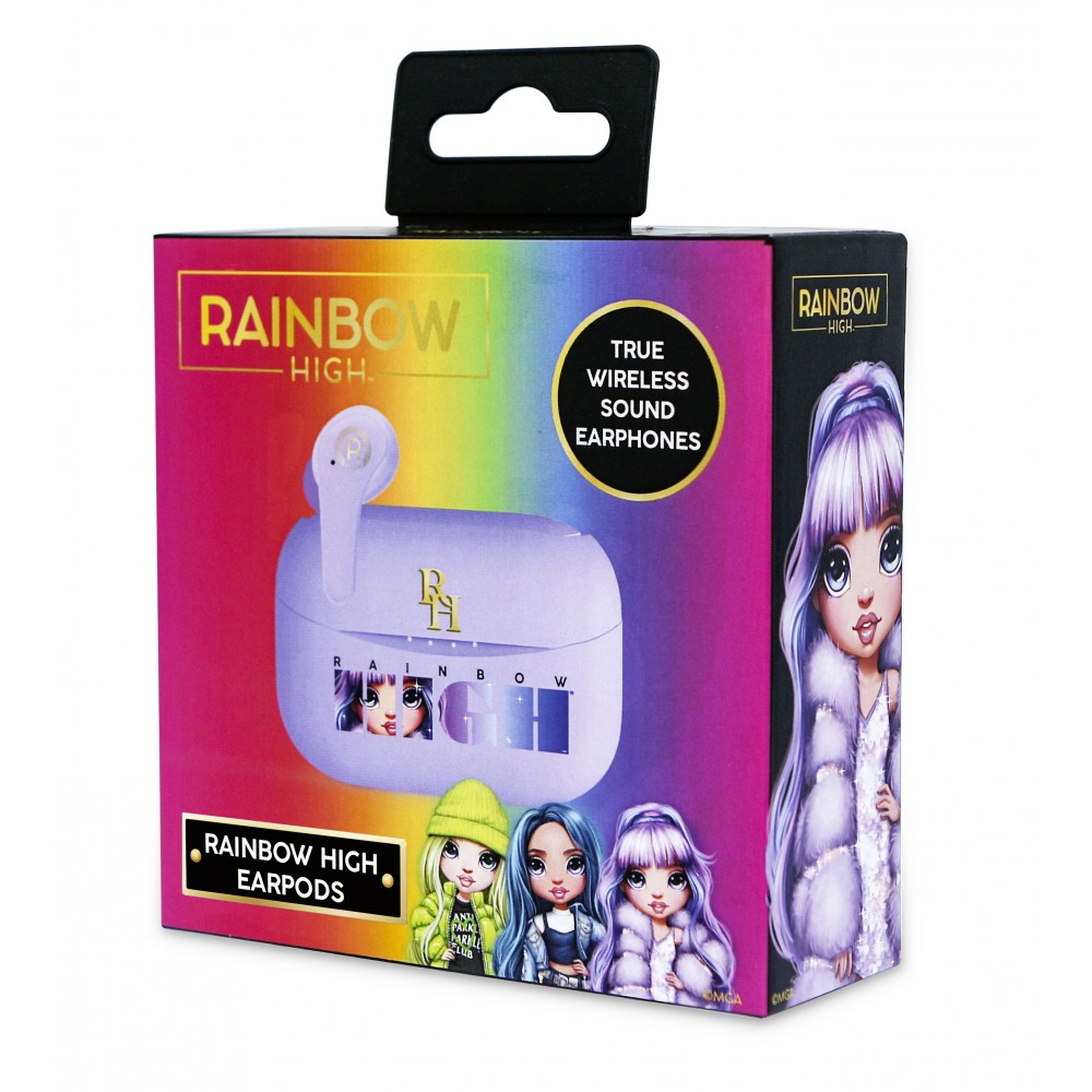 AURICULARES RAINBOW HIGH™ TRUE WIRELESS BLUETOOTH V5.0 CON ESTUCHE DE CARGA