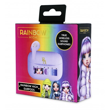 AURICULARES RAINBOW HIGH™ TRUE WIRELESS BLUETOOTH V5.0 CON ESTUCHE DE CARGA