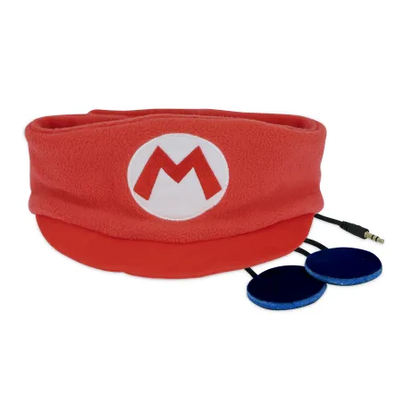 CUFFIE PIATTE PER BAMBINI CON FASCIA REGOLABILE E LAVABILE SUPER MARIO - The Shop Gamer
