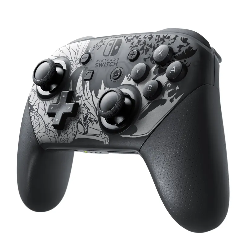 NINTENDO SWITCH PRO CONTROLLER, MONSTER HUNTER RISE LIMITED EDITION - The Shop Gamer