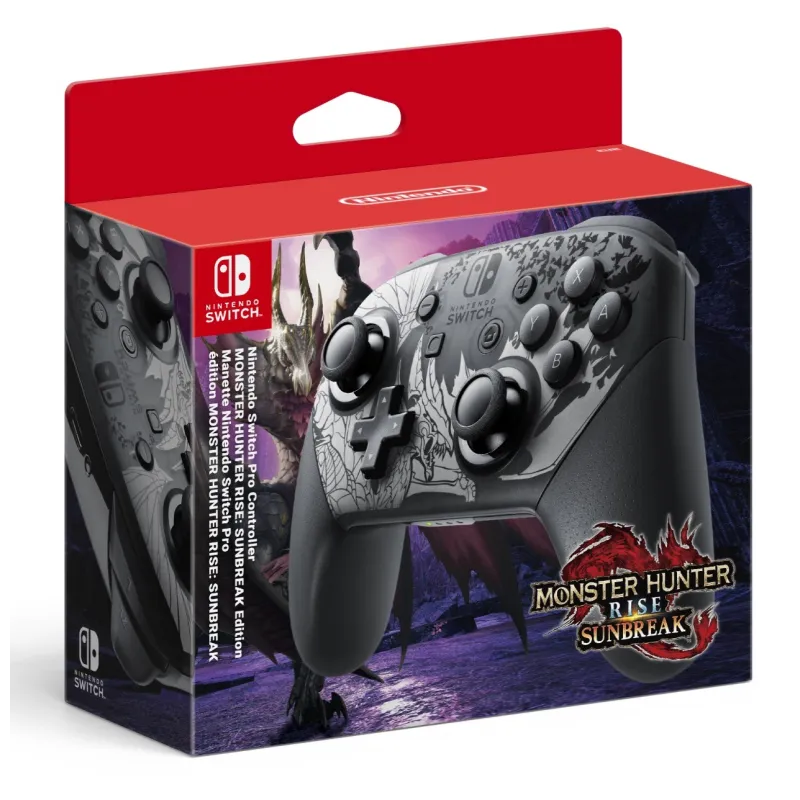 PRO CONTROLLER FÜR NINTENDO SWITCH, LIMITIERTE EDITION MONSTER HUNTER RISE - The Shop Gamer