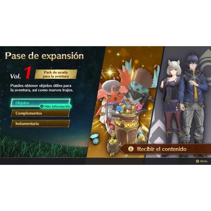 XENOBLADE CHRONICLES 3 PASE DE EXPANSIÓN CÓDIGO DE DESCARGA CONTENIDO ADICIONAL