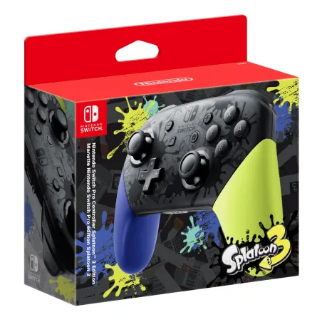 RESERVA NINTENDO SWITCH PRO-CONTROLLER + CABLE USB EDICIÓN ESPECIAL SPLATOON 3