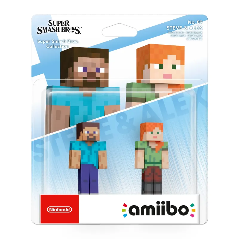 AMIIBO-FIGUREN STEVE & ALEX, KOLLEKTION SUPER SMASH BROS, NINTENDO SWITCH - The Shop Gamer
