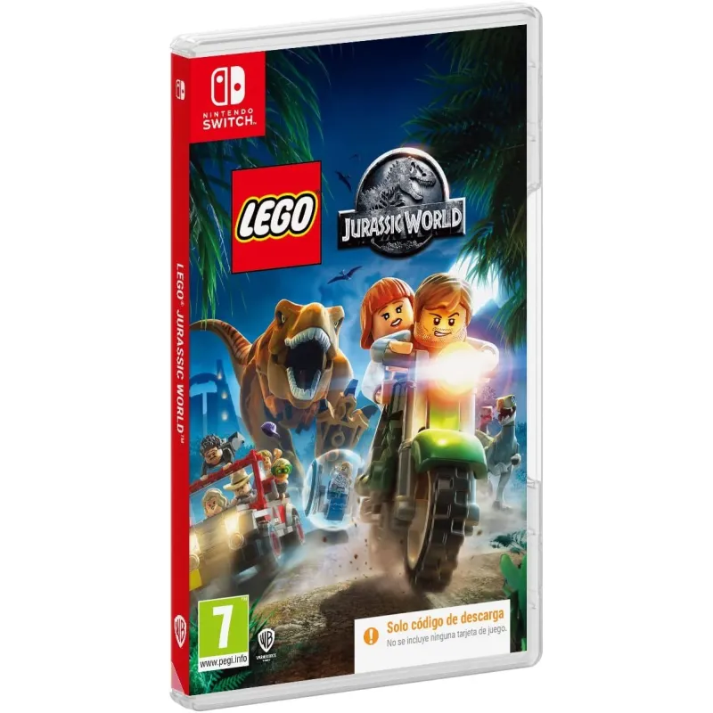 LEGO JURASSIC WORLD SWITCH, BOÎTE AVEC CODE DE TÉLÉCHARGEMENT NUMÉRIQUE, JEU COMPLET - The Shop Gamer