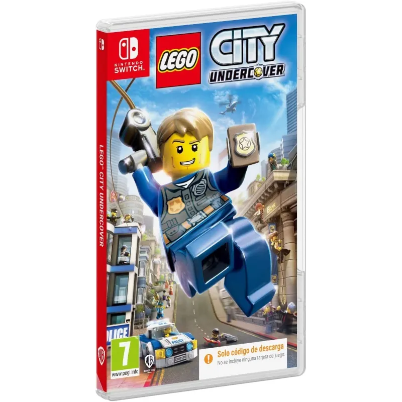 LEGO CITY UNDERCOVER SWITCH, CAIXA COM CÓDIGO DE DOWNLOAD DIGITAL, JOGO COMPLETO - The Shop Gamer
