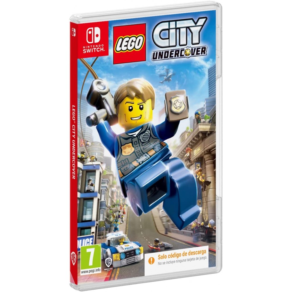 LEGO CITY UNDERCOVER SWITCH CAJA CON CÓDIGO DE DESCARGA DIGITAL JUEGO COMPLETO