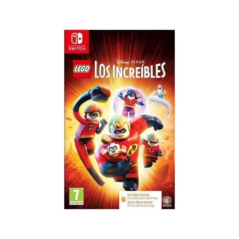 LEGO LOS INCREIBLES SWITCH BOX WITH DIGITAL DOWNLOAD CODE, FULL GAME - The Shop Gamer