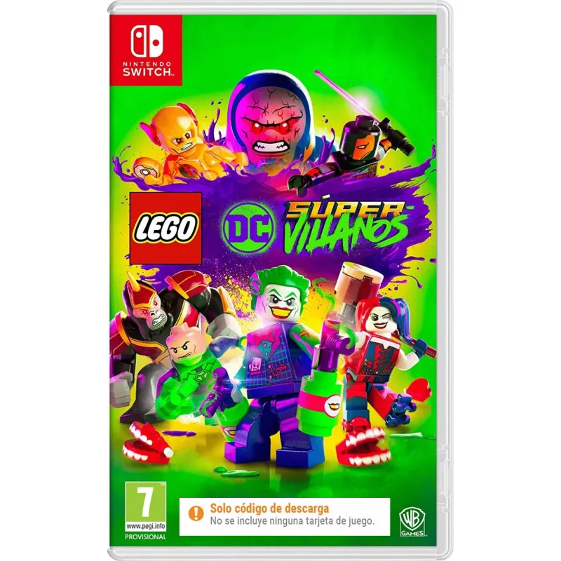 LEGO DC SUPER VILLAINOS SWITCH BOÎTE AVEC CODE DE TÉLÉCHARGEMENT NUMÉRIQUE, JEU COMPLET - The Shop Gamer