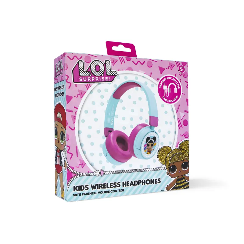 CHILDREN'S WIRELESS BLUETOOTH FOLDABLE HEADPHONES L.O.L. SURPRISE! - The Shop Gamer