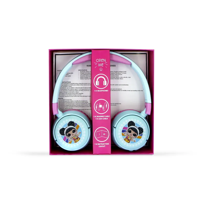CHILDREN'S WIRELESS BLUETOOTH FOLDABLE HEADPHONES L.O.L. SURPRISE! - The Shop Gamer