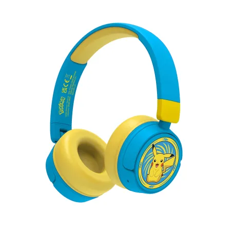 DRAADLOZE INKLAPBARE BLUETOOTH-KINDERHOOFDTELEFOON POKEMON PIKACHU - The Shop Gamer