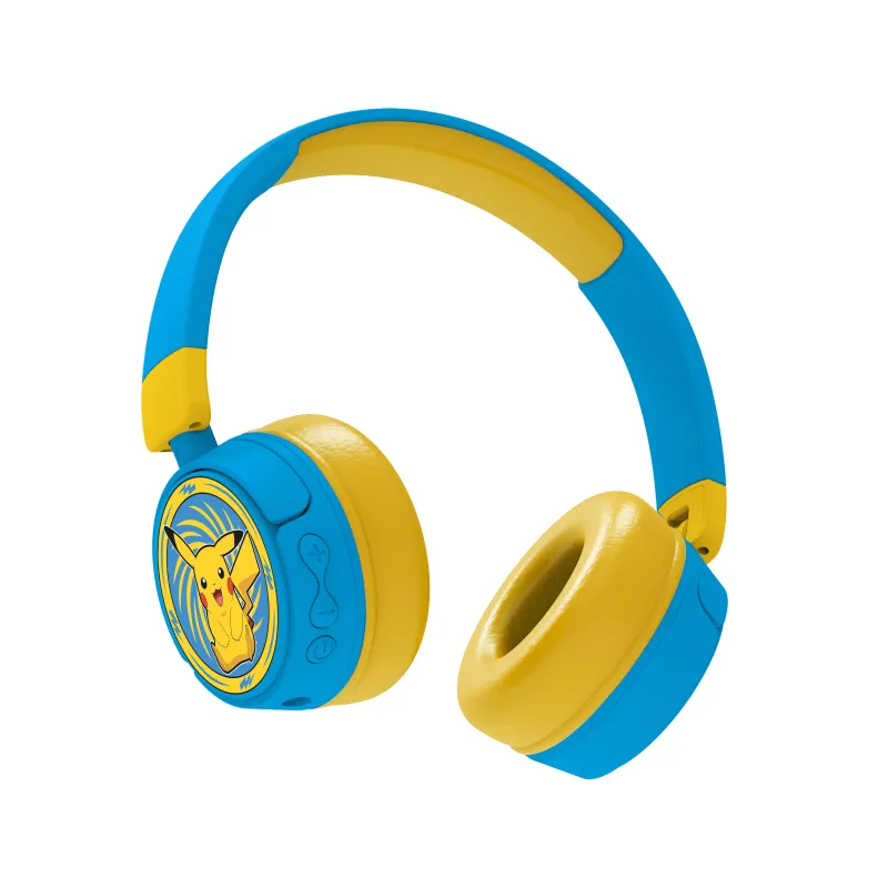 DRAADLOZE INKLAPBARE BLUETOOTH-KINDERHOOFDTELEFOON POKEMON PIKACHU - The Shop Gamer