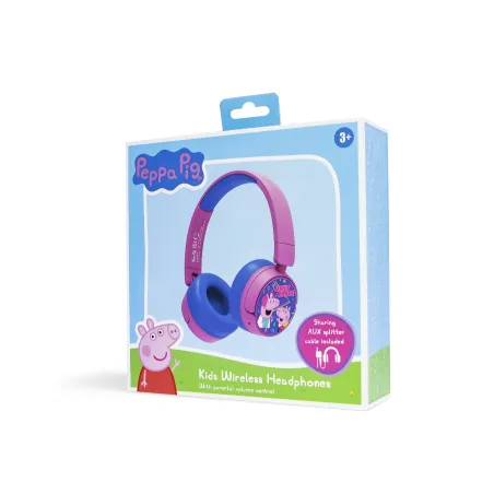 PEPPA PIG MUSIC DANCE CHILDREN'S WIRELESS BLUETOOTH FOLDABLE HEADPHONES - The Shop Gamer