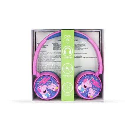 CUFFIE WIRELESS PER BAMBINI PEPPA PIG MUSIC DANCE BLUETOOTH PIEGHEVOLI - The Shop Gamer