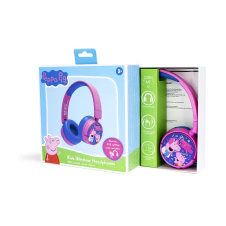 PEPPA PIG MUSIC DANCE CHILDREN'S WIRELESS BLUETOOTH FOLDABLE HEADPHONES - The Shop Gamer