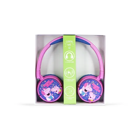 PEPPA PIG MUSIC DANCE CHILDREN'S WIRELESS BLUETOOTH FOLDABLE HEADPHONES - The Shop Gamer