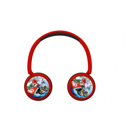 AURICULARES INFANTILES INALÁMBRICOS MARIO KART BLUETOOTH PLEGABLES
