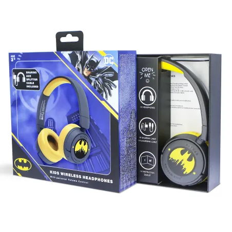 BATMAN GOTHAM CITY CHILDREN'S WIRELESS BLUETOOTH FOLDABLE HEADPHONES - The Shop Gamer