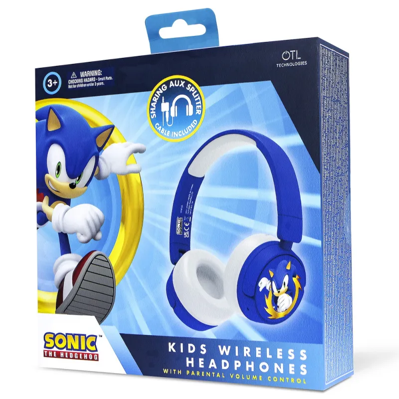 SONIC FOLDABLE BLUETOOTH WIRELESS KIDS' HEADPHONES - The Shop Gamer