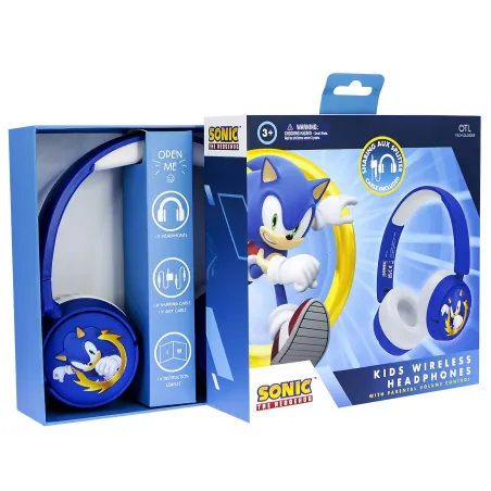 CASQUES AUDIO BLUETOOTH PLIABLES SANS FIL POUR ENFANTS SONIC - The Shop Gamer