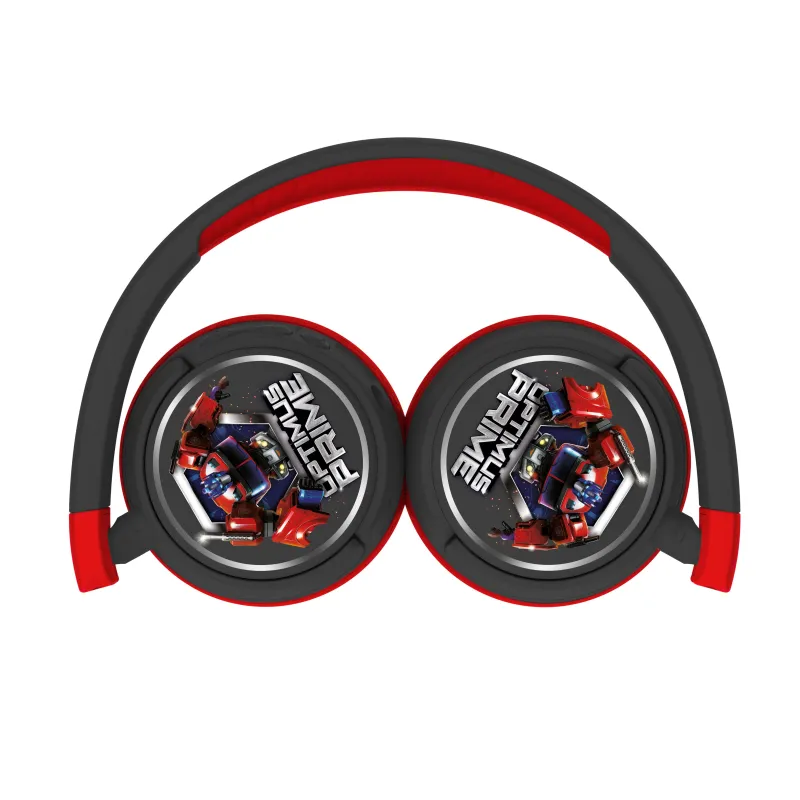 CUFFIE WIRELESS PER BAMBINI TRANSFORMERS OPTIMUS PRIME BLUETOOTH PIEGHEVOLI - The Shop Gamer