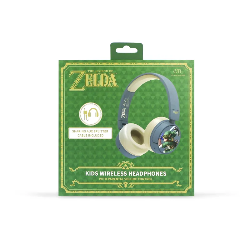DRAADLOZE OPVOUWBARE BLUETOOTH-KOPTELEFOON VOOR KINDEREN THE LEGEND OF ZELDA - The Shop Gamer