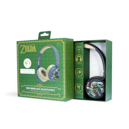 DRAADLOZE OPVOUWBARE BLUETOOTH-KOPTELEFOON VOOR KINDEREN THE LEGEND OF ZELDA - The Shop Gamer