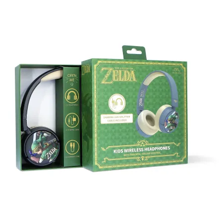 DRAADLOZE OPVOUWBARE BLUETOOTH-KOPTELEFOON VOOR KINDEREN THE LEGEND OF ZELDA - The Shop Gamer