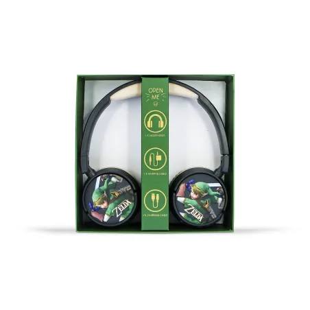 DRAADLOZE OPVOUWBARE BLUETOOTH-KOPTELEFOON VOOR KINDEREN THE LEGEND OF ZELDA - The Shop Gamer