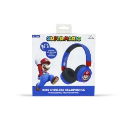 SUPER MARIO FOLDABLE WIRELESS BLUETOOTH HEADPHONES FOR CHILDREN - The Shop Gamer