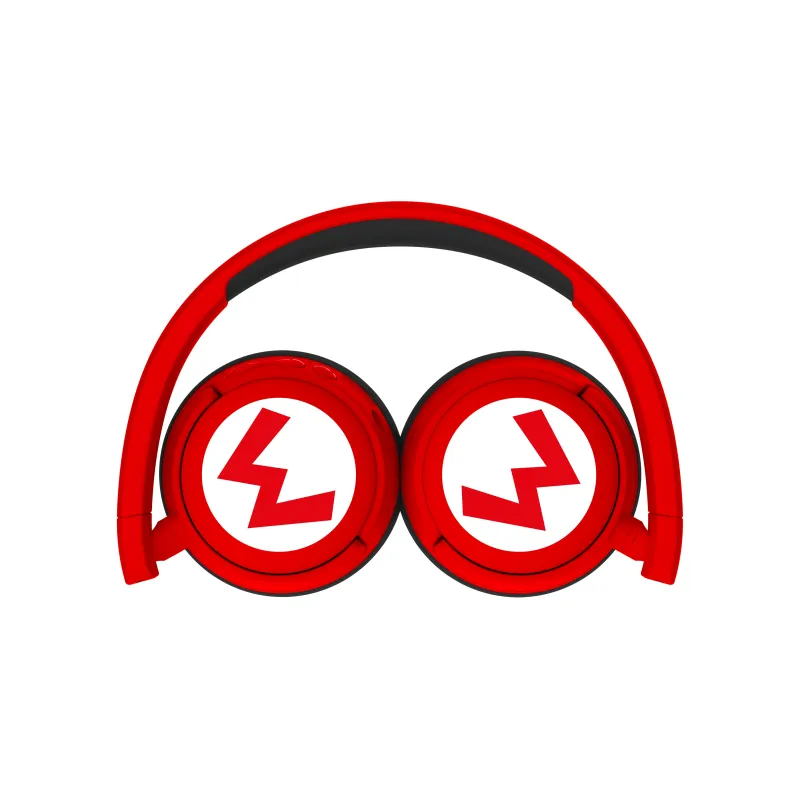 SUPER MARIO LOGO FOLDABLE WIRELESS BLUETOOTH HEADPHONES FOR CHILDREN - The Shop Gamer