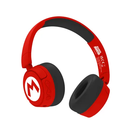 CASQUE ENFANT SANS FIL SUPER MARIO, BLUETOOTH, PLIABLE, AVEC LOGO - The Shop Gamer