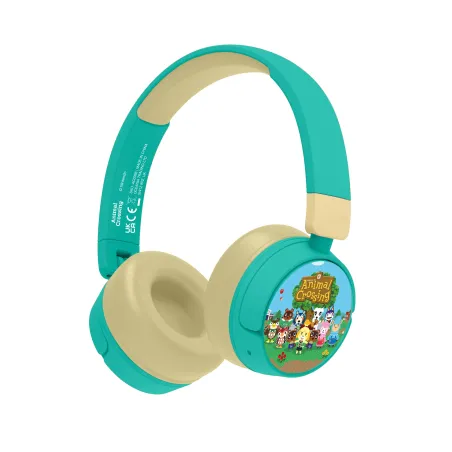 DRAADLOZE OPVOUWBARE KINDERHOOFDTELEFOON ANIMAL CROSSING MET BLUETOOTH - The Shop Gamer