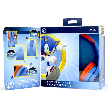SONIC INTERACTIVE CHILDREN'S WIRED HEADPHONES WITH DETACHABLE MICROPHONE - The Shop Gamer