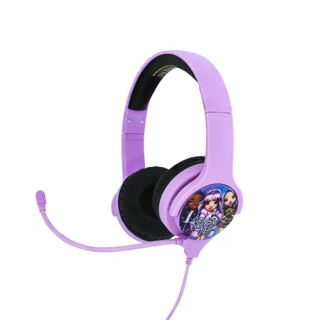 CASQUE AUDIO INTERACTIF POUR ENFANTS AVEC CÂBLE ET MICROPHONE AMOVIBLE RAINBOW HIGH - The Shop Gamer