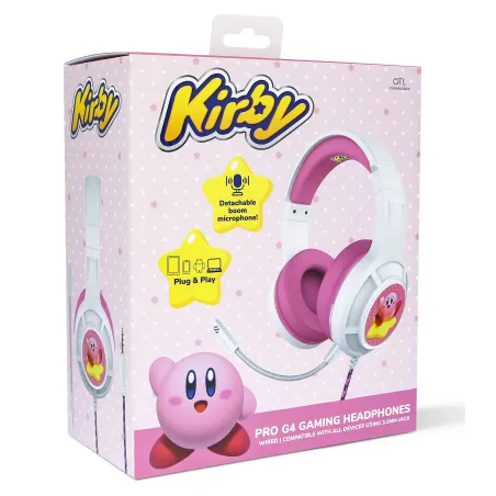CUFFIE GAMING PRO G4 KIRBY CON MICROFONO - The Shop Gamer