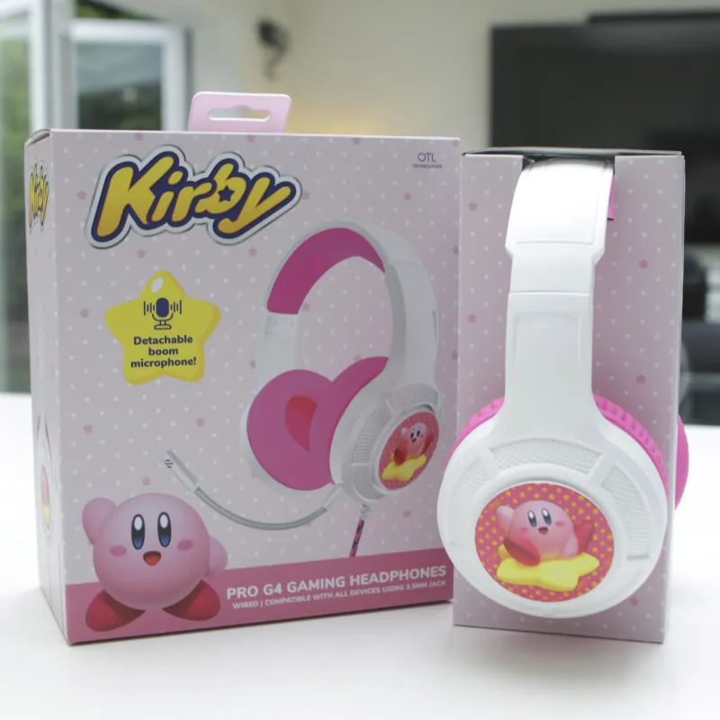 CASQUE GAMING PRO G4 KIRBY AVEC MICROPHONE - The Shop Gamer