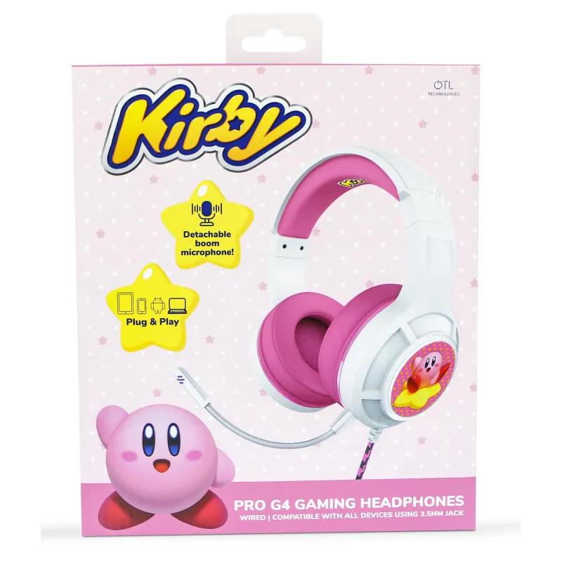 CASQUE GAMING PRO G4 KIRBY AVEC MICROPHONE - The Shop Gamer
