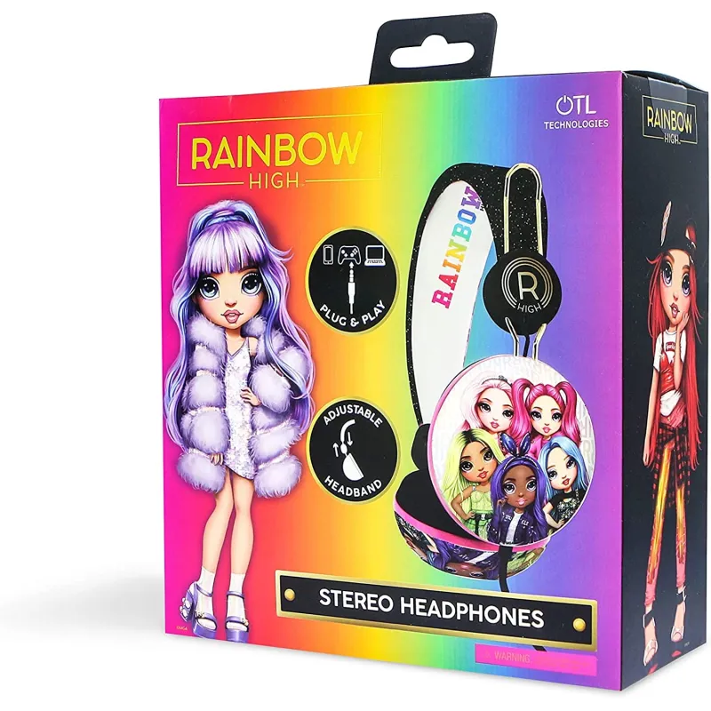 KINDERKOPFHÖRER RAINBOW HIGH IM TWEEN-DOME-DESIGN MIT KABEL - The Shop Gamer