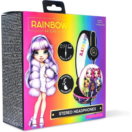 KINDERKOPFHÖRER RAINBOW HIGH IM TWEEN-DOME-DESIGN MIT KABEL - The Shop Gamer