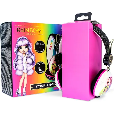 KINDERHOOFDTELEFOON RAINBOW HIGH, TWEEN DOME-DESIGN MET KABEL - The Shop Gamer