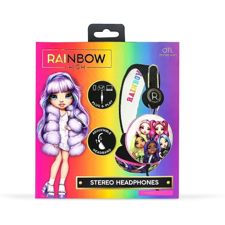RAINBOW HIGH TWEEN DOME KIDS' HEADPHONES WITH CABLE - The Shop Gamer